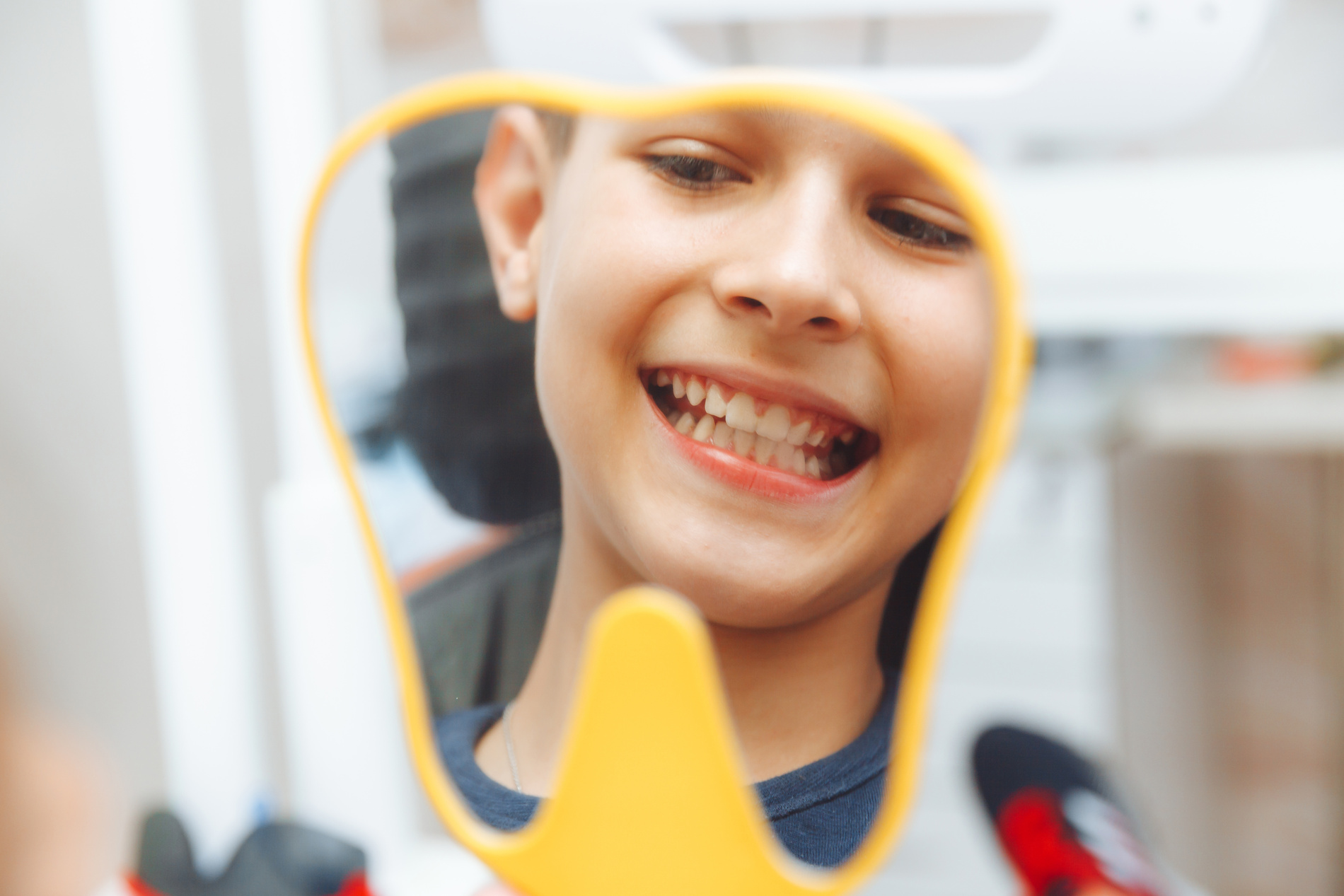 Child satisfied with the pediatric dental services for kids from Novak Dental in Vero Beach FL
