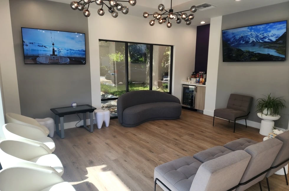 Waiting area at Novak Dental in Vero Beach, FL